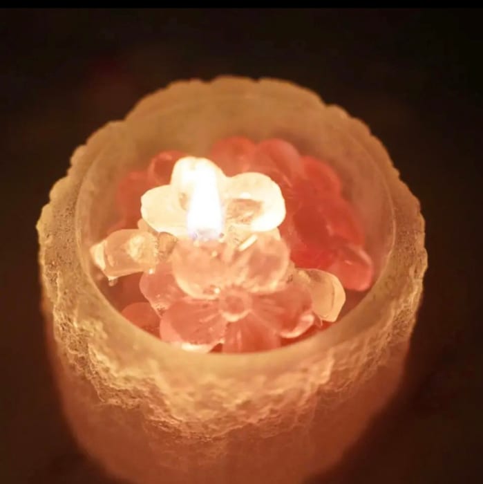 桜の切り株キャンドル